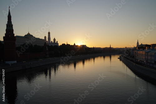 Moscow: dawn over the Kremlin 