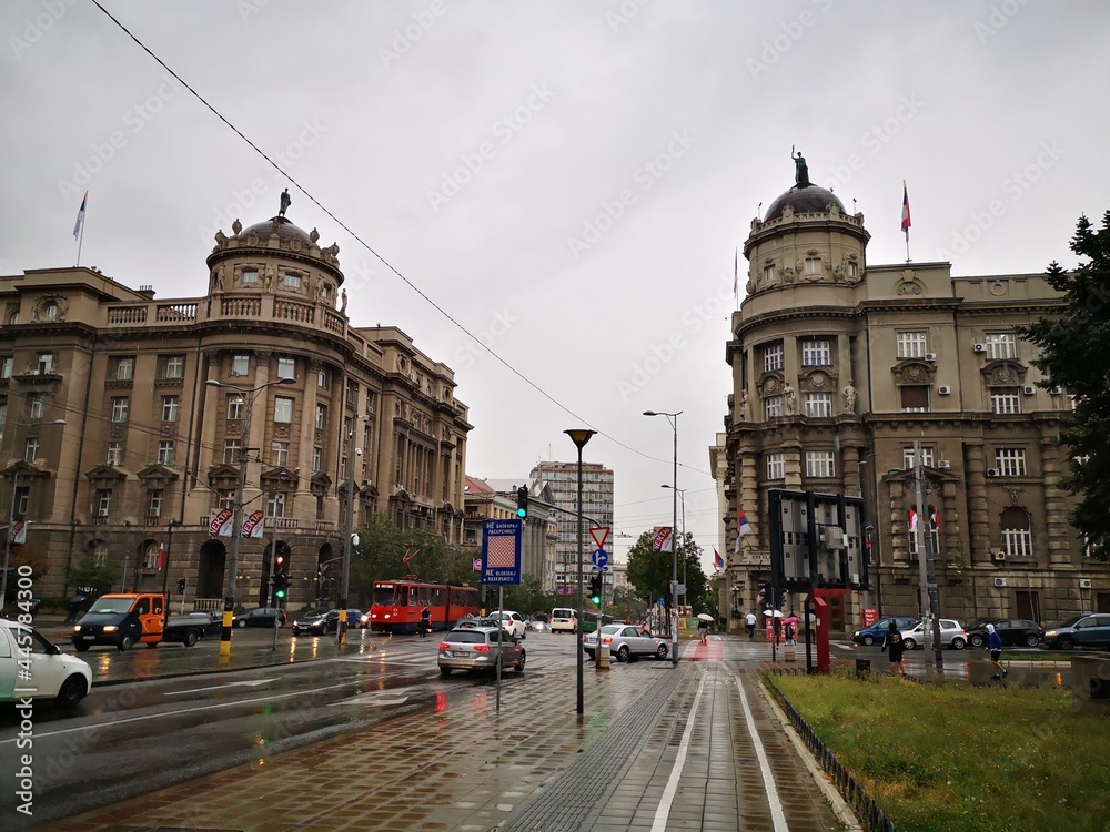 capital of serbia belgrade in autumn