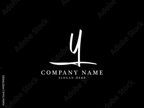 Letter y logo, Signature y y Letter logo Icon Design For Business