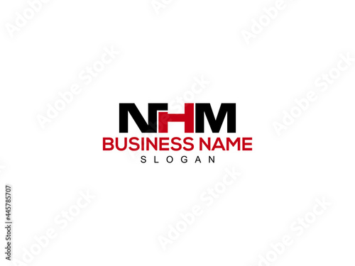 Letter NHM Logo Icon Vector Image Design For Company or Business photo