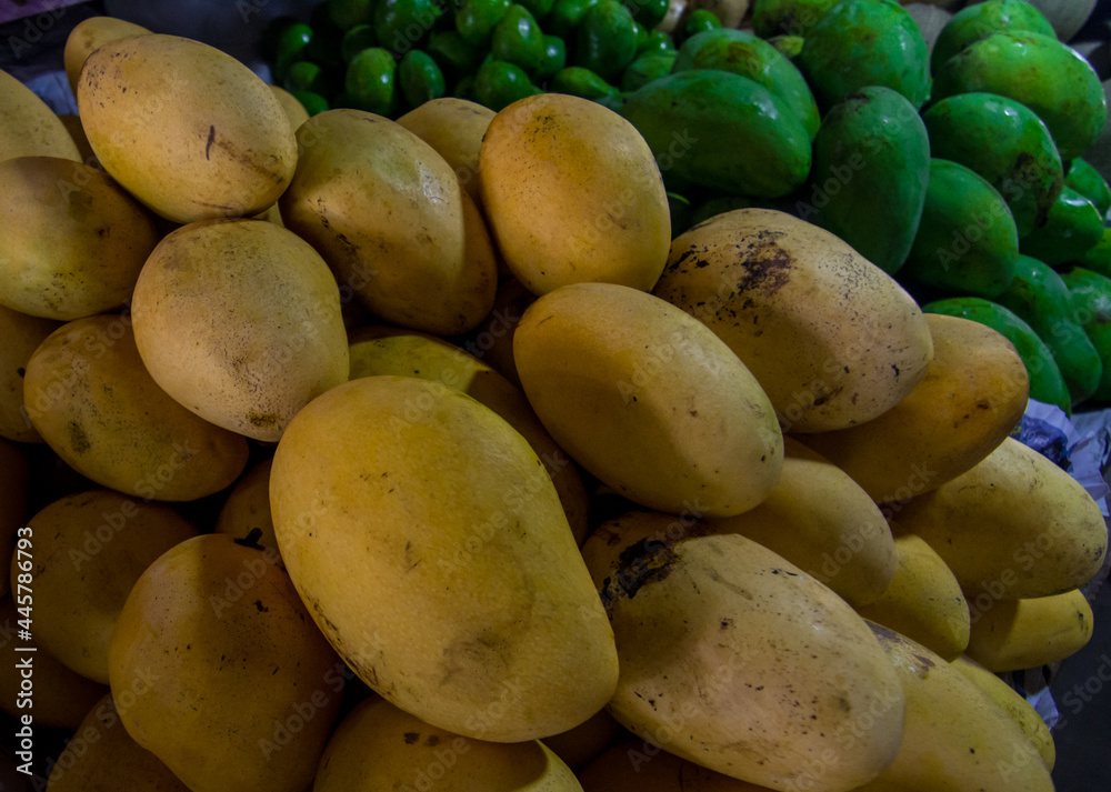Yellow and green ripe mango for sale Yellow and green ripe mango for sale