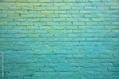 green painted brick wall texture pattern urban design street style background