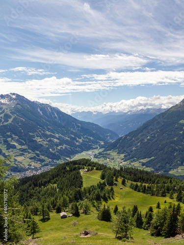 Blick ins Tal von Matrei, Österreich 