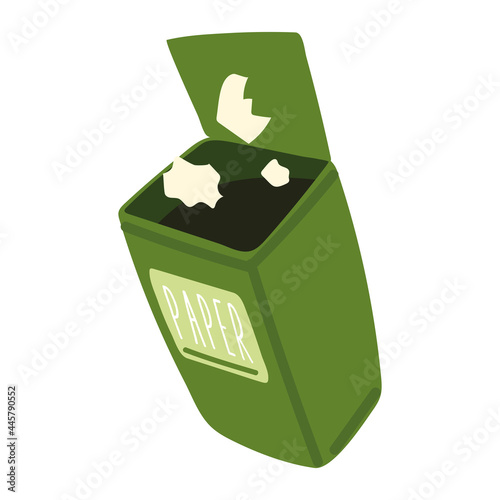 recycle bin paper