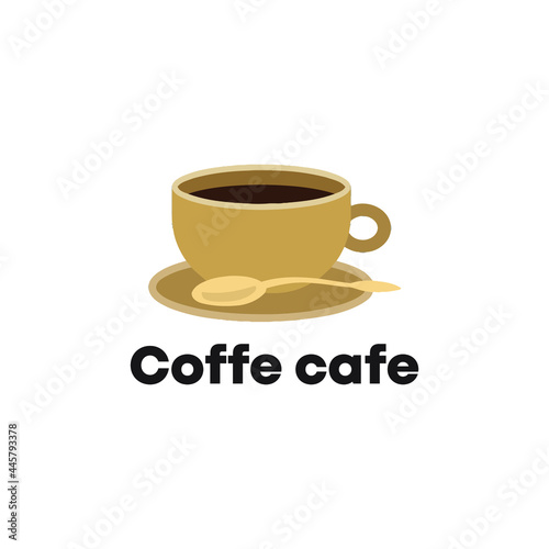 Coffe cafe illustration graphic tamplate