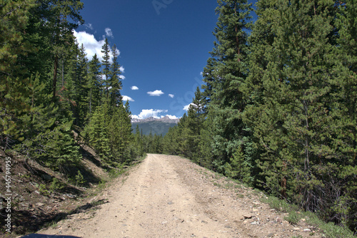 Mountain top views from a ATV