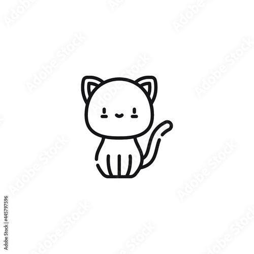 cat icon vector illustration