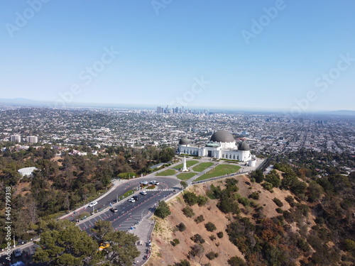 Drone Shot at Griffith Observatory