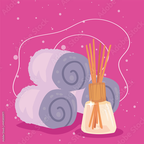 poster spa with towels