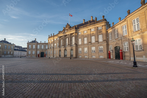 Amalienborg Palace - Frederick VIII's Palace, Crown Prince frederik official residence - Copenhagen, Denmark
