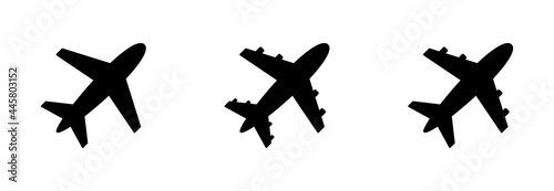 airplane icon vector sign symbol