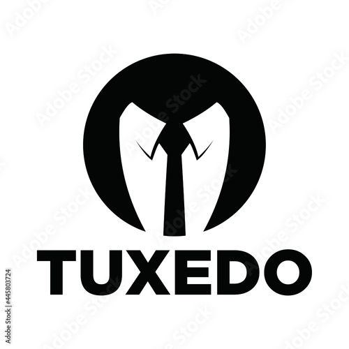 Suit logo design vector graphic