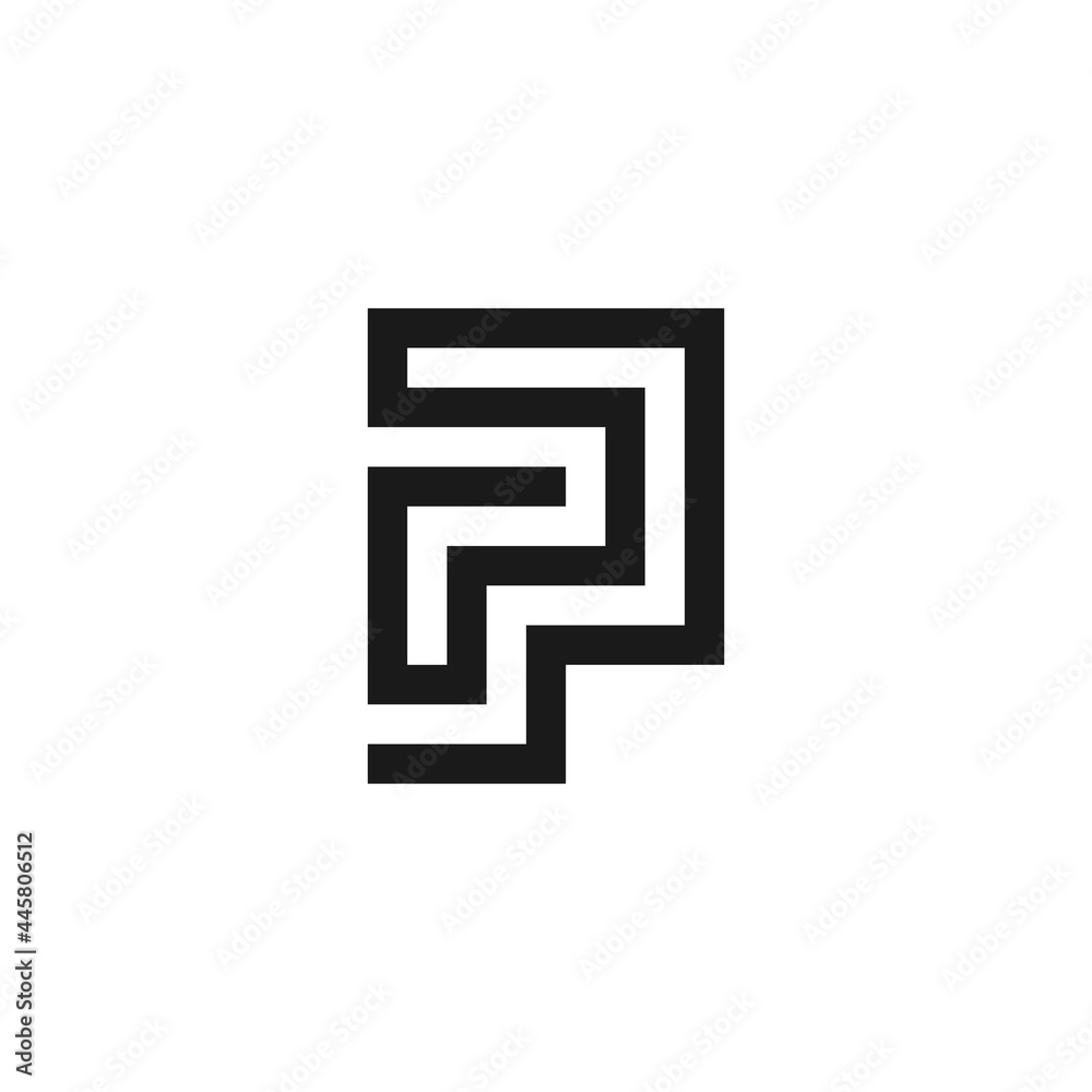 Real Estate Property Construction letter P Logo design Real Estate Property Construction letter P Logo design