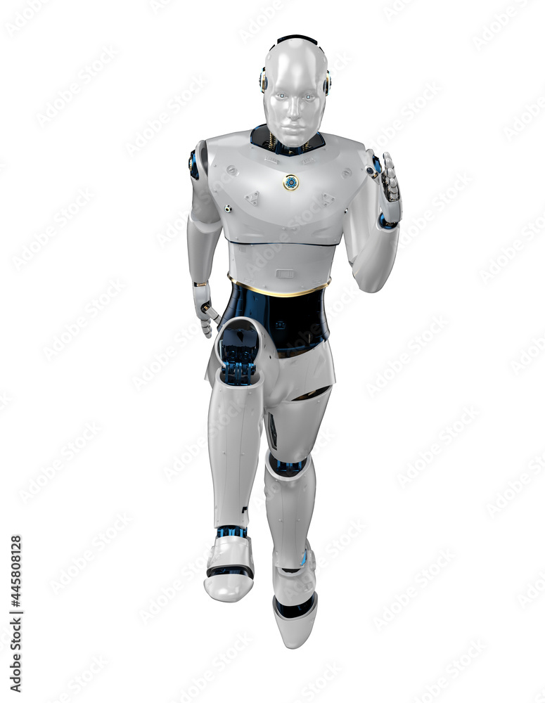 artificial intelligence robot or cyborg move artificial intelligence robot or cyborg move