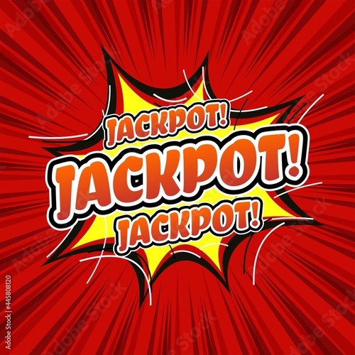 Vector graphic gift congratulations jackpot 