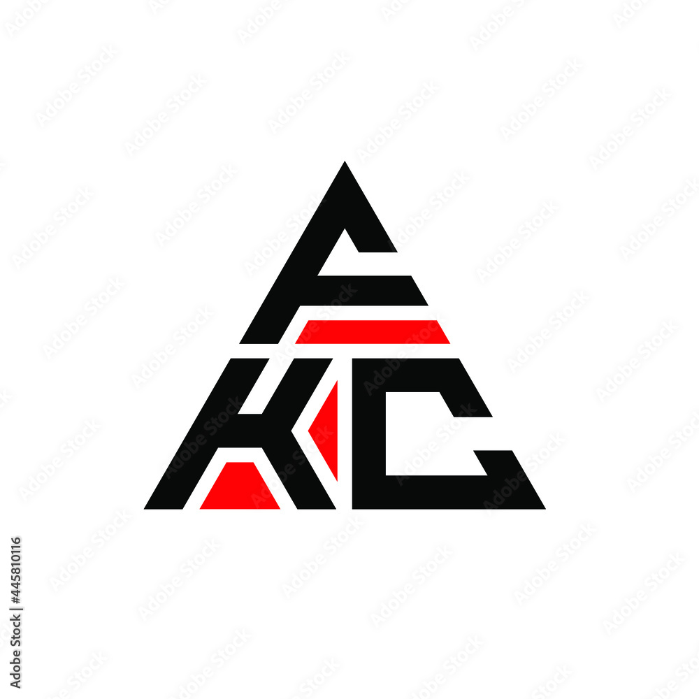 FKC triangle letter logo design with triangle shape. FKC triangle logo design monogram. FKC triangle vector logo template with red color. FKC triangular logo Simple, Elegant, and Luxurious Logo. FKC FKC triangle letter logo design with triangle shape. FKC triangle logo design monogram. FKC triangle vector logo template with red color. FKC triangular logo Simple, Elegant, and Luxurious Logo. FKC
