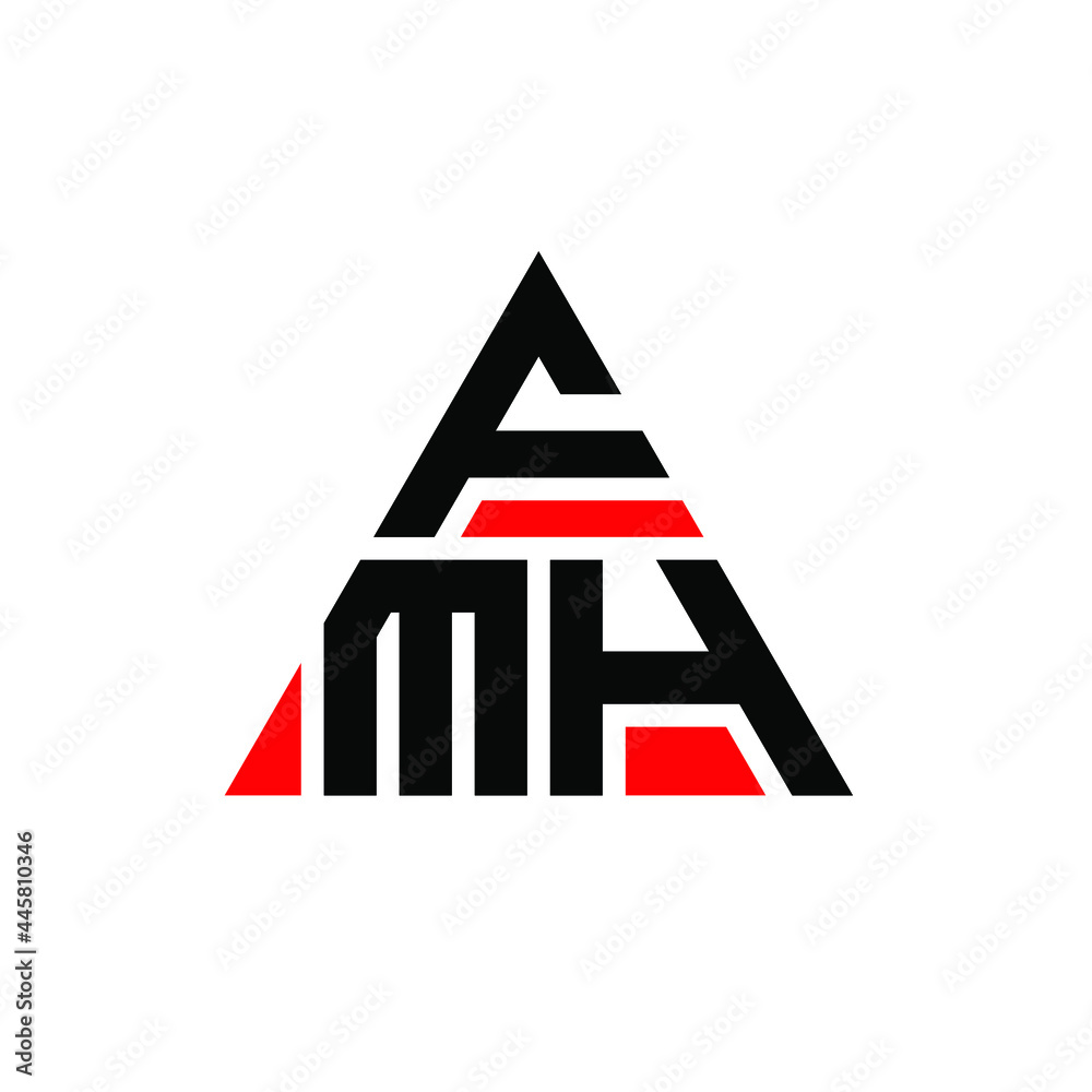 FMH triangle letter logo design with triangle shape. FMH triangle logo design monogram. FMH triangle vector logo template with red color. FMH triangular logo Simple, Elegant, and Luxurious Logo. FMH FMH triangle letter logo design with triangle shape. FMH triangle logo design monogram. FMH triangle vector logo template with red color. FMH triangular logo Simple, Elegant, and Luxurious Logo. FMH
