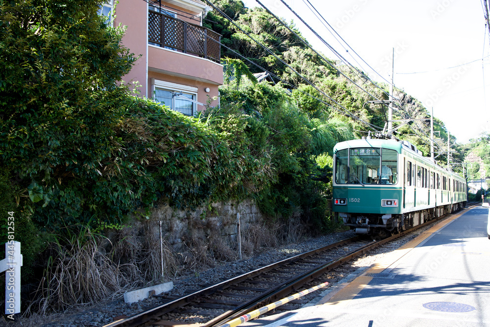 Naklejka premium 【神奈川】江ノ電