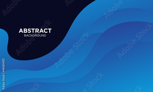 Abstract Blue geometric background. Modern background design. Liquid color. Fluid shapes composition. Fit for presentation design. website, basis for banners, wallpapers, brochure, posters