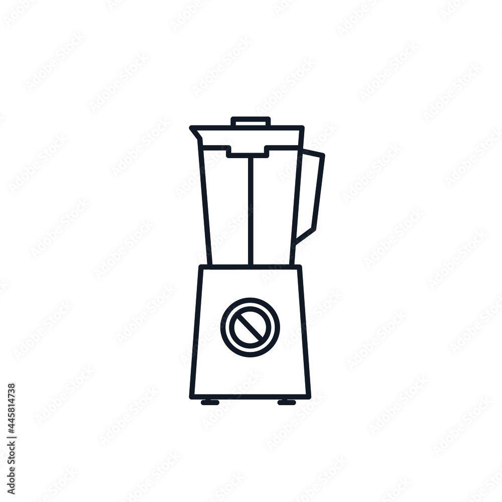Blender Line Icon stock illustration