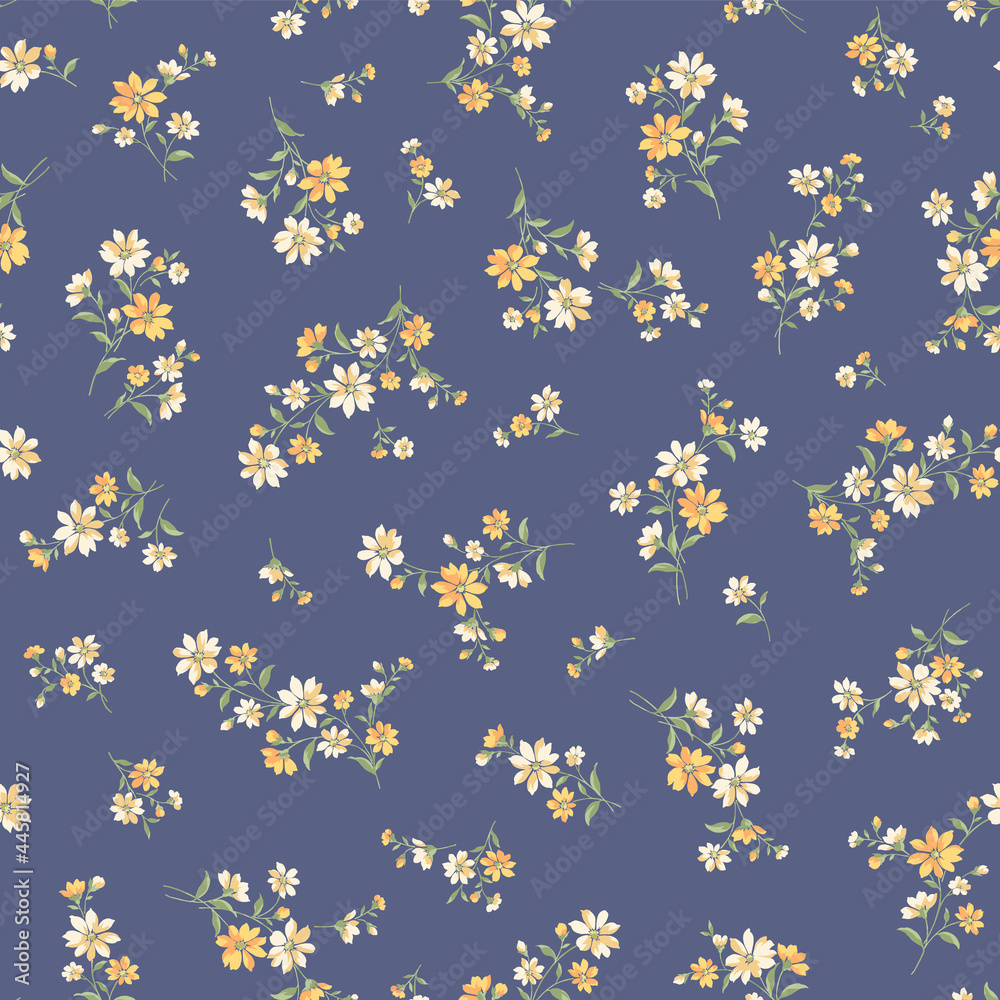 Seamless and beautiful flower illustration pattern, Seamless and beautiful flower illustration pattern,