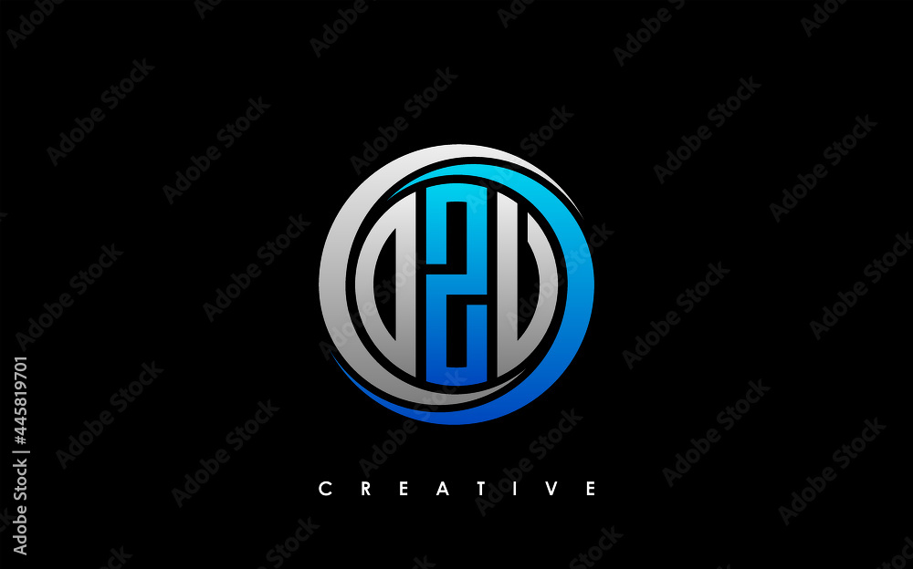 OZU Letter Initial Logo Design Template Vector Illustration OZU Letter Initial Logo Design Template Vector Illustration
