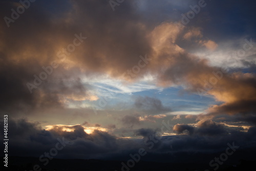 sky with clouds