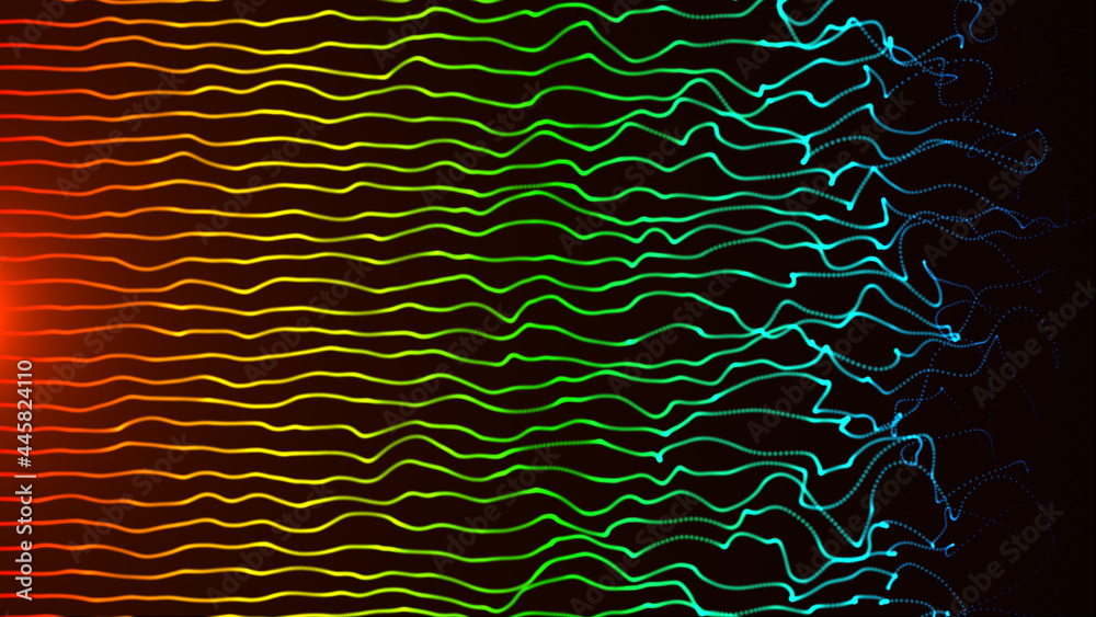 Rainbow gradient flame lines background Rainbow gradient flame lines background