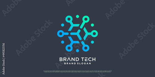 Globe logo design with modern technology concept Premium Vector part 5