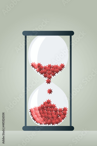 Coronavirus outbreak time count down