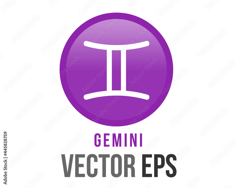 Vector gradient purple Gemini astrological sign icon in the Zodiac, represents Twins.Vector gradient purple Scorpio astrological sign icon in the Zodiac, represents Scorpion Vector gradient purple Gemini astrological sign icon in the Zodiac, represents Twins.Vector gradient purple Scorpio astrological sign icon in the Zodiac, represents Scorpion