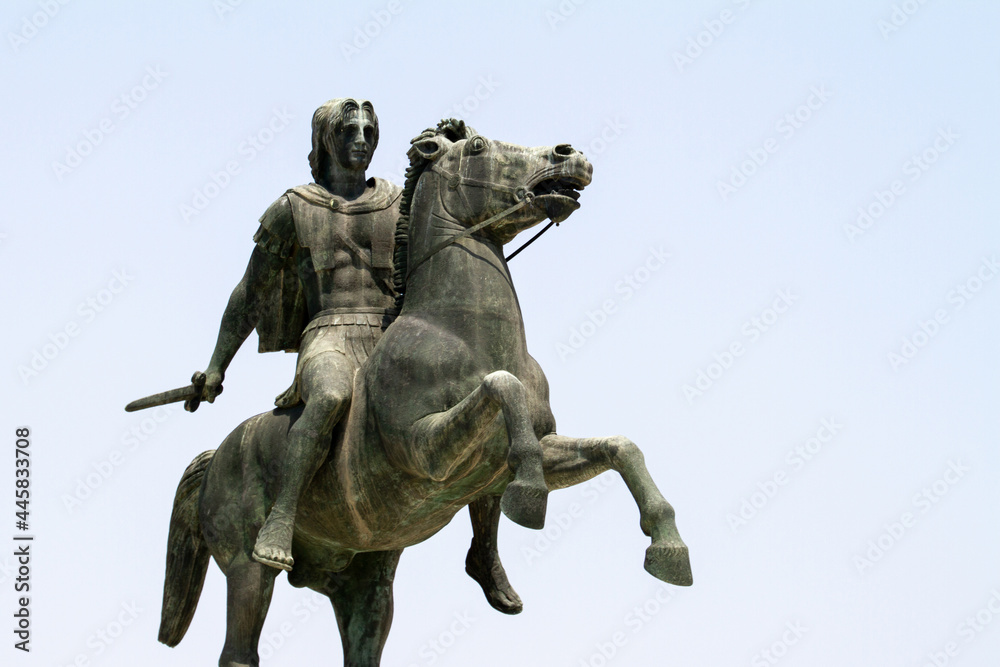 Greece, Thessaloniki, Alexander the Great Statue Greece, Thessaloniki, Alexander the Great Statue