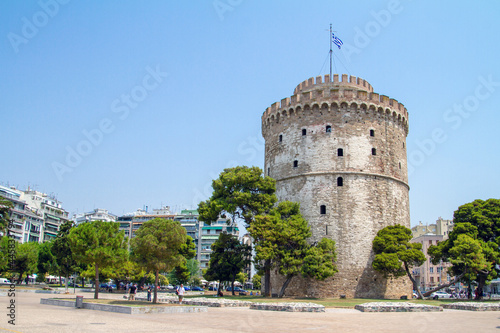 The White Tower in Thessaloniki in Greece