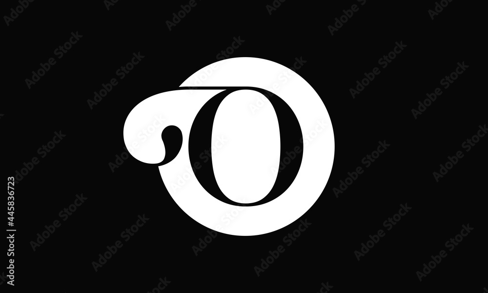 Initial O letter Black Color with White Background Logo Design vector Template. Abstract Letter O Logo Design Initial O letter Black Color with White Background Logo Design vector Template. Abstract Letter O Logo Design