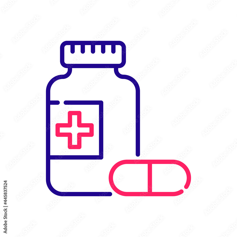 Prescription Medication vector 2 colours icon style illustration. EPS 10 file Prescription Medication vector 2 colours icon style illustration. EPS 10 file