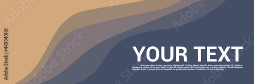 colorful creative banner template wave pattern vector for web banner, blog banner, and business card template