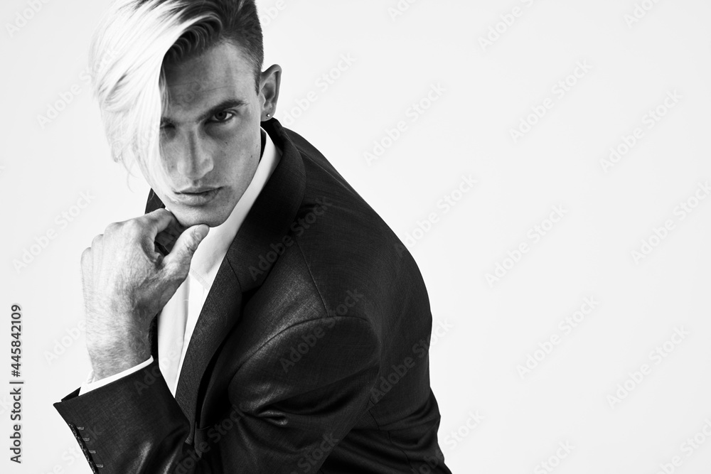 in a black blazer suit self confidence fashion studio in a black blazer suit self confidence fashion studio