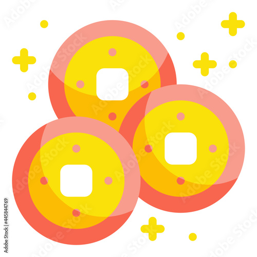coin flat icon