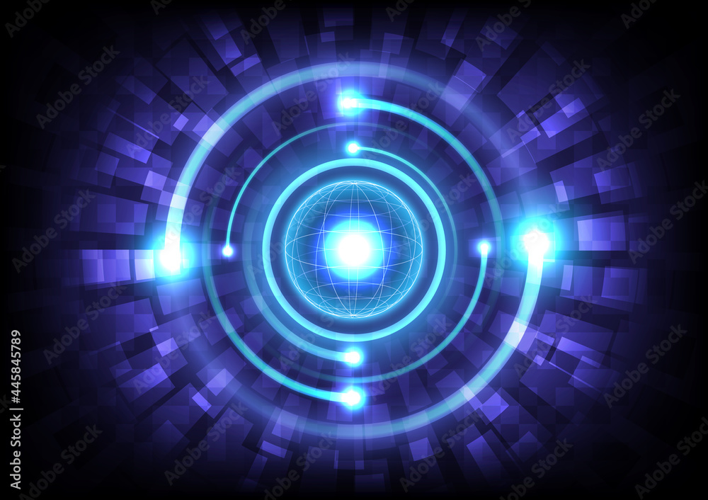 Digital infographic. Computer element of connection data communicate innovation. Abstract hologram hi-tech background. Virtual reality technology global structure. Futuristic Sci-Fi glowing sphere Digital infographic. Computer element of connection data communicate innovation. Abstract hologram hi-tech background. Virtual reality technology global structure. Futuristic Sci-Fi glowing sphere