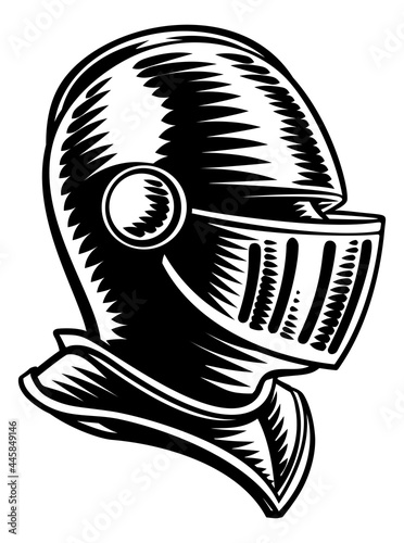 Medieval Knight Head Helmet...
