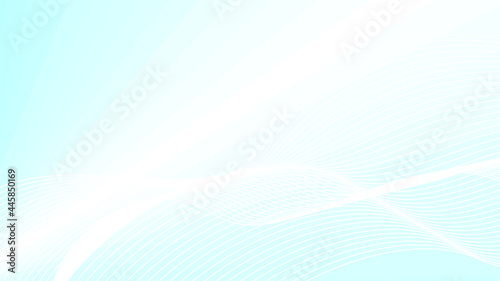 Geometric abstract light blue background with rolling waves lines. wave flow. communication background. Graphic background for your design. Vector illustration