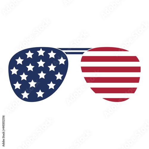 American flag glasses