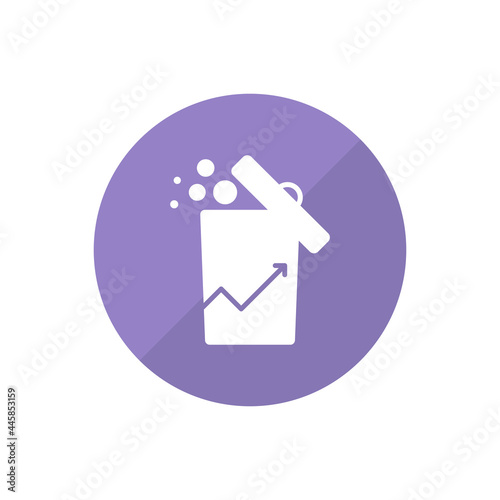 the concept of a cache cleaner icon or junk file, memory booster and memory reliever. illustration of a file or trash being dumped into a trash can. flat cartoon style. vector element design