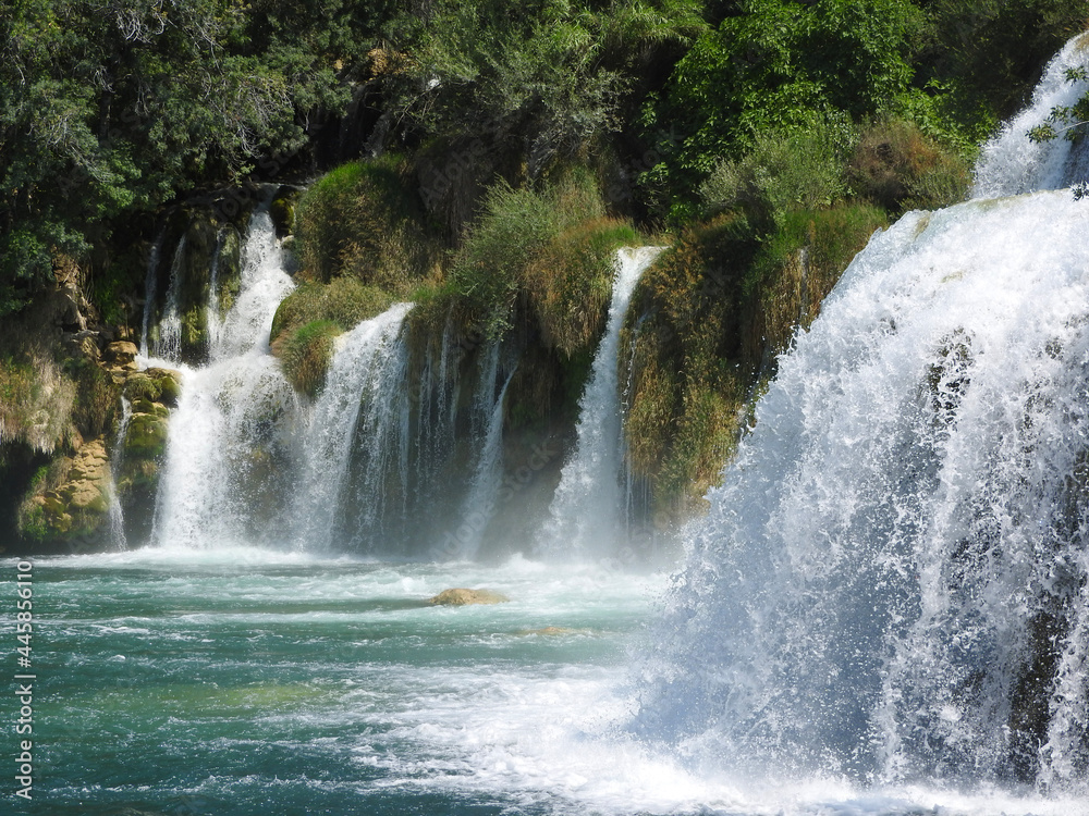 Fototapeta premium krka waterfall croatia