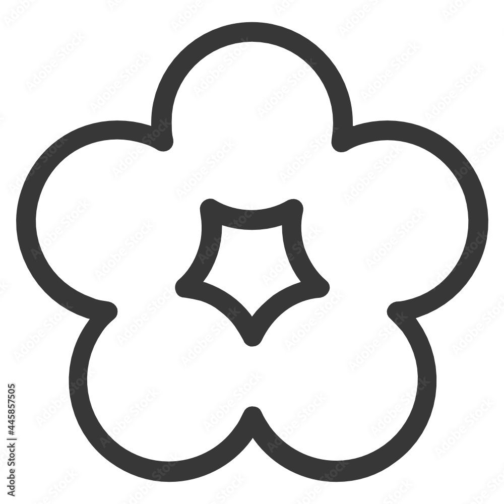 sakura line icon sakura line icon
