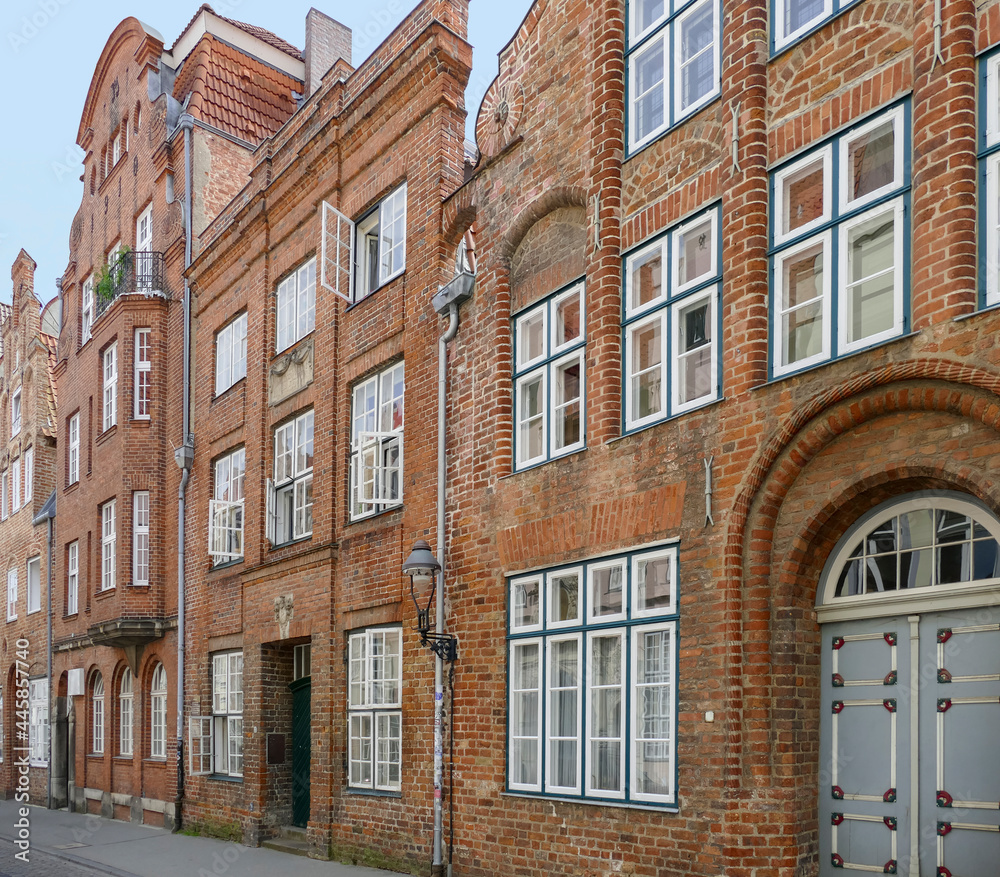 Fototapeta premium Houses in Lübeck