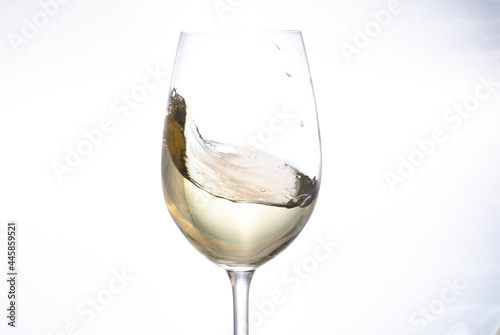 glass of wine white. Glass wine. 