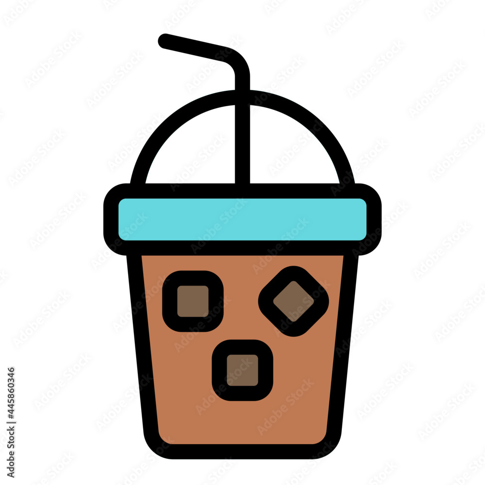 coffee filled outline icon coffee filled outline icon
