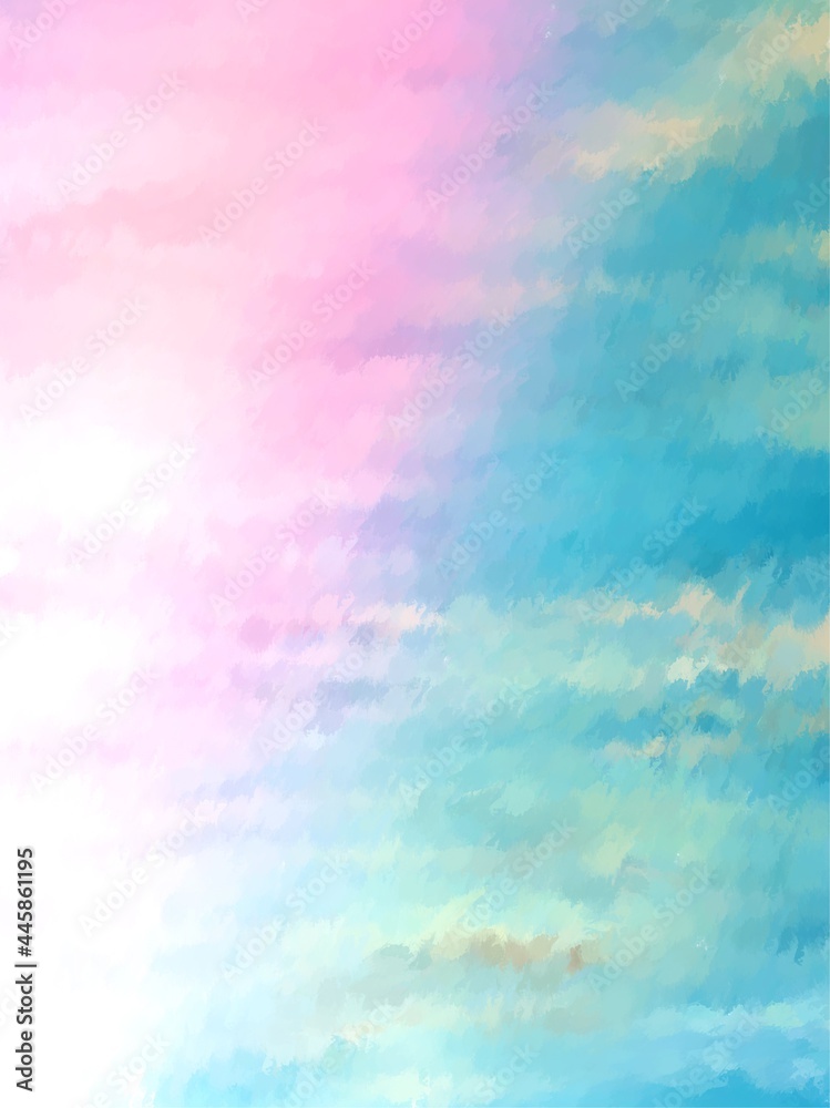 Watercolor Stripes Pattern, Illustration disign.