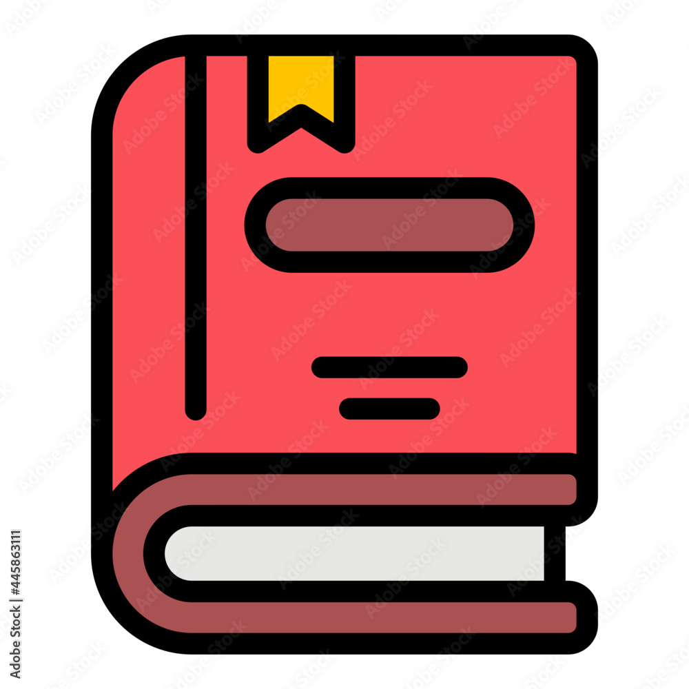 book filled outline icon book filled outline icon